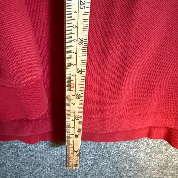 L.L Bean Shirt Mens XL Red Polo Shirt Long Sleeve Stretch Collare Casual - Picture 5 of 9